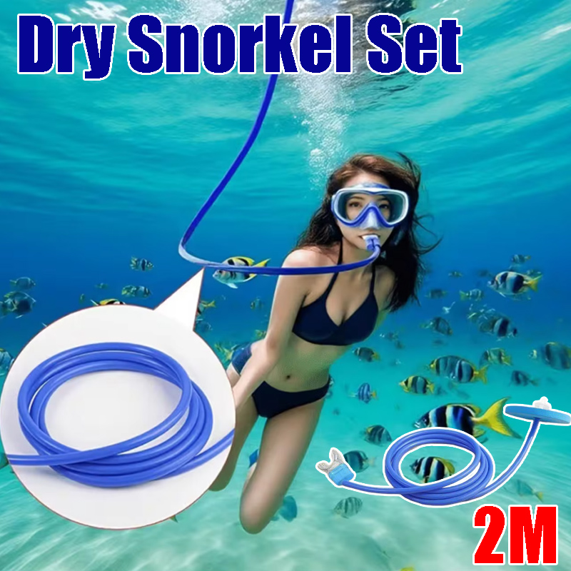 Snorkel Dry Top - قناع غطس احترافي كامل للوجه مع