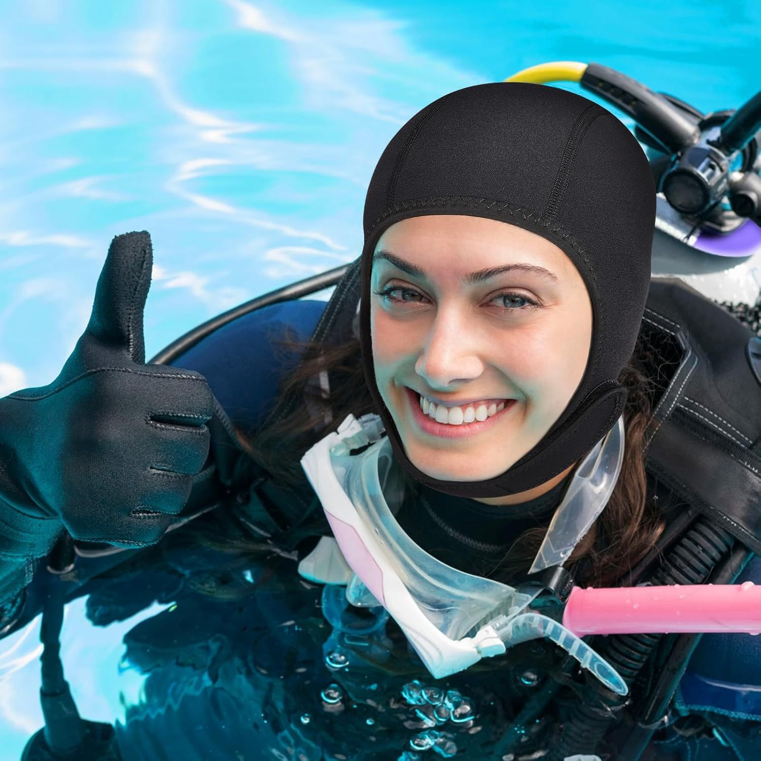 الغوص هود قبعة السباحة 3 مللي  - مراجعة Wetsuit 3Mm Neoprene وسعره