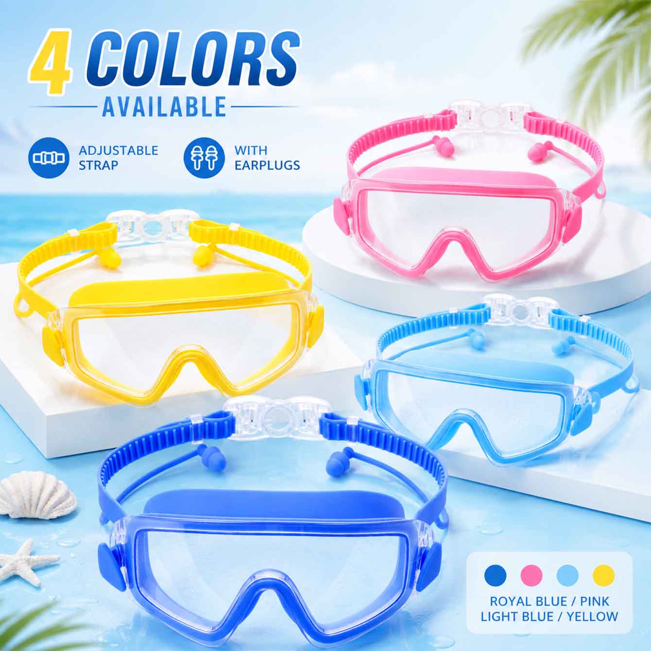 نظارة سباحة وغوص للشباب مضادة  - مراجعة Snorkel Dry Top وسعره