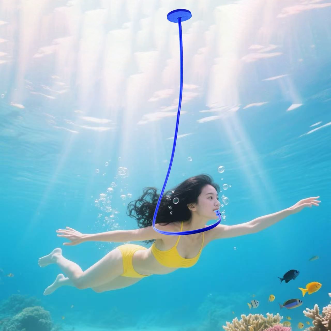 قناع غطس احترافي كامل للوجه مع - مراجعة Snorkel Dry Top وسعره