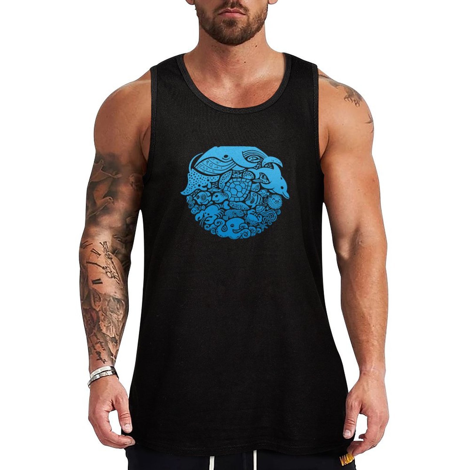 قميص بدون أكمام من Aquatic Blu - مراجعة Us Aquatic Sports وسعره