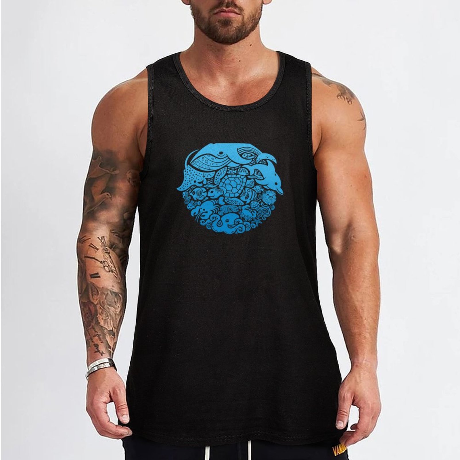 قميص بدون أكمام من Aquatic Blu - مراجعة Us Aquatic Sports وسعره