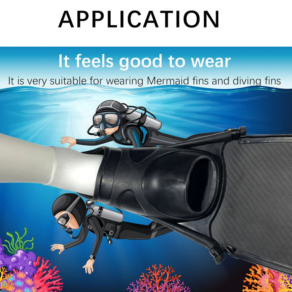سيليكون بذلة الجوارب ل زعانف ا - مراجعة Snorkel Dry Top وسعره