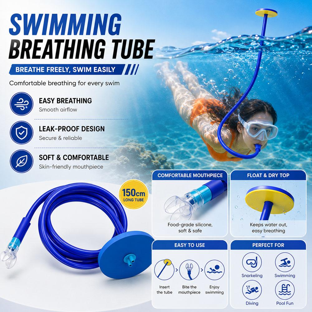 أنبوب تنفس للغوص الجاف للبالغي - مراجعة Snorkel Dry Top وسعره