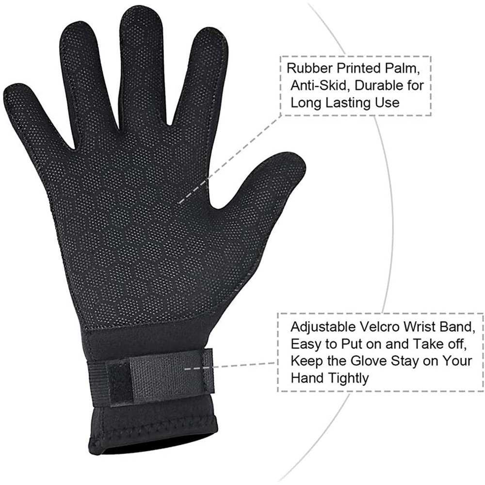 3 مللي متر 5 مللي متر قفازات ا - مراجعة Wetsuit 3Mm Neoprene وسعره